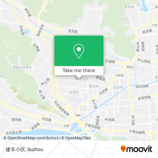 建丰小区 map