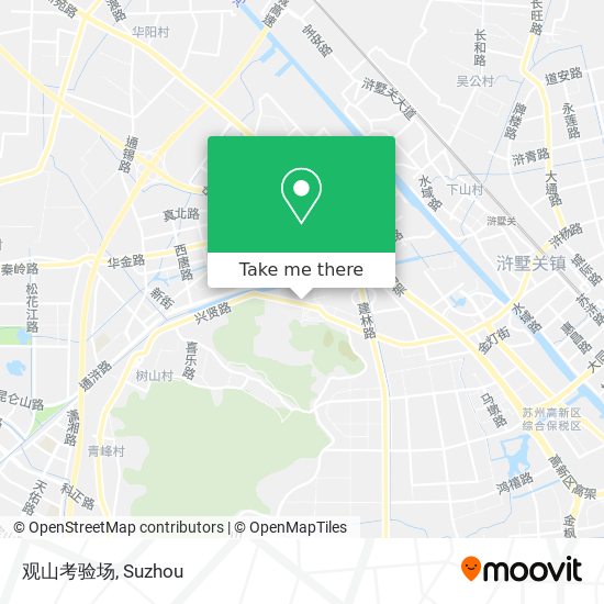观山考验场 map
