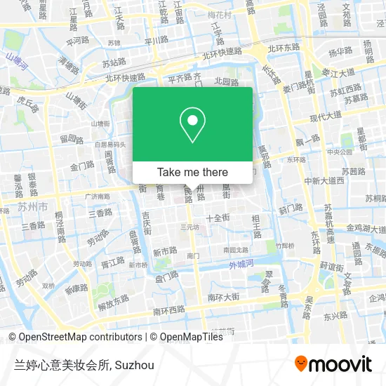 兰婷心意美妆会所 map