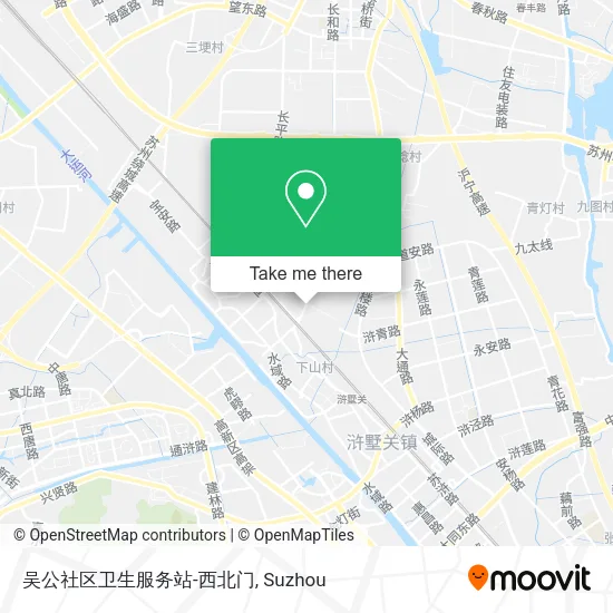 吴公社区卫生服务站-西北门 map