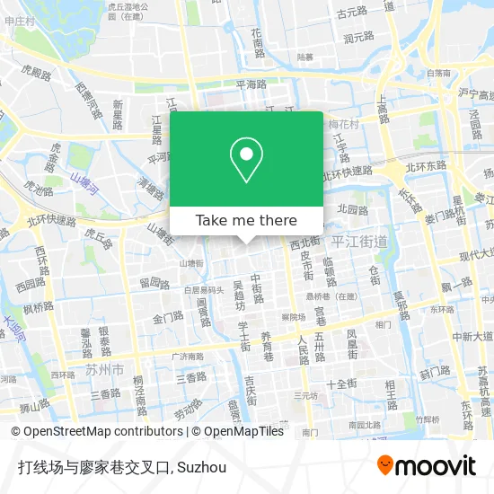 打线场与廖家巷交叉口 map