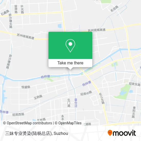 三妹专业烫染(陆杨总店) map