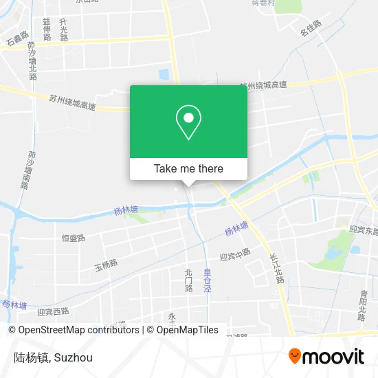 陆杨镇 map