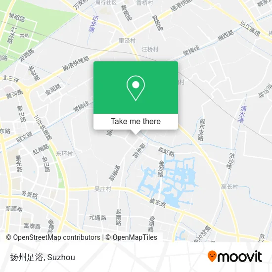 扬州足浴 map