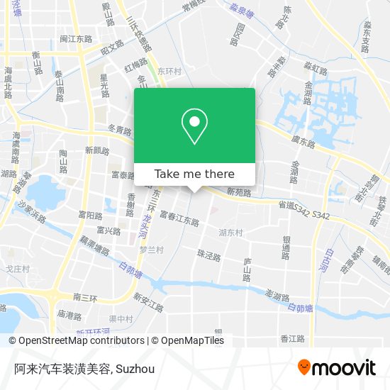 阿来汽车装潢美容 map