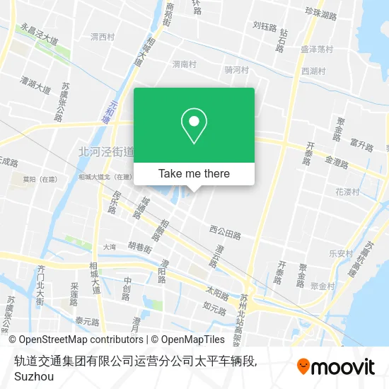 轨道交通集团有限公司运营分公司太平车辆段 map