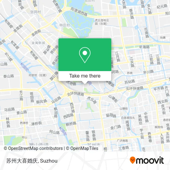 苏州大喜婚庆 map