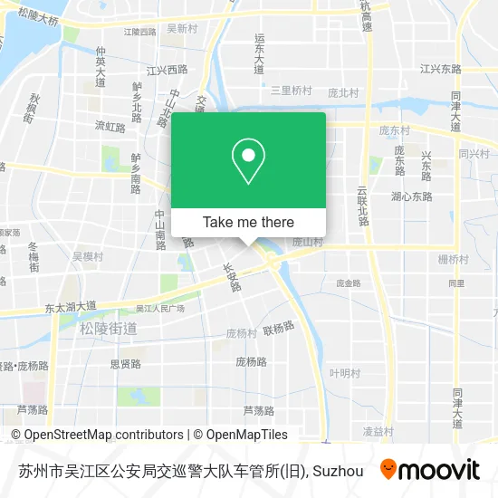 苏州市吴江区公安局交巡警大队车管所(旧) map