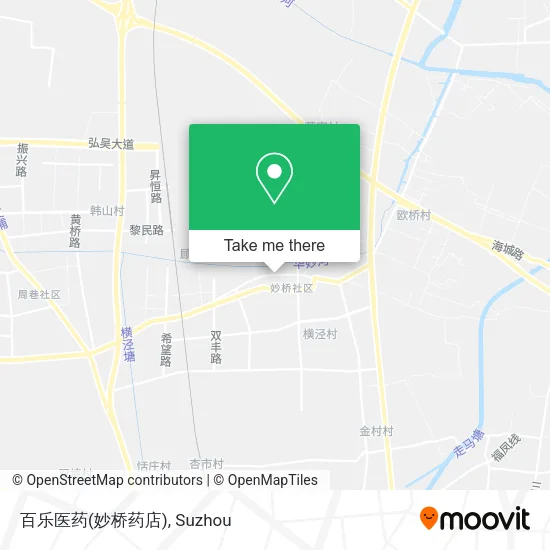 百乐医药(妙桥药店) map
