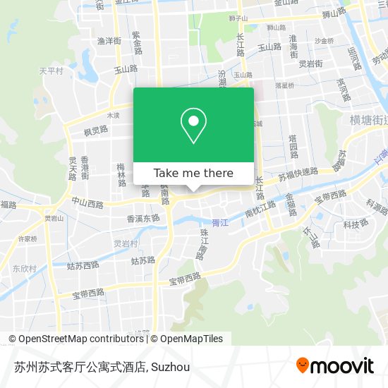 苏州苏式客厅公寓式酒店 map