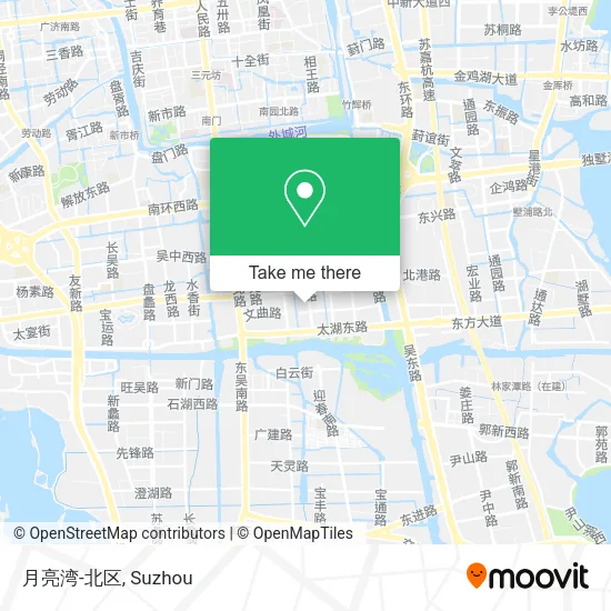 月亮湾-北区 map