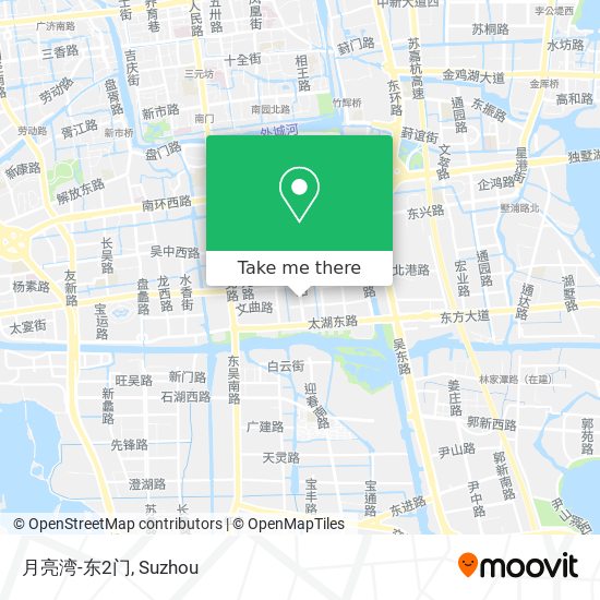 月亮湾-东2门 map