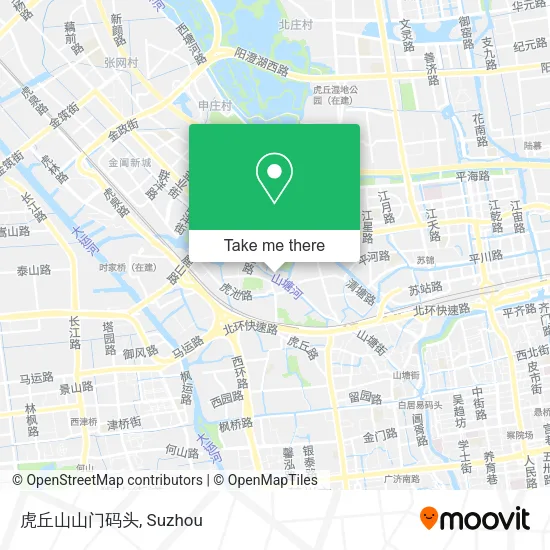 虎丘山山门码头 map