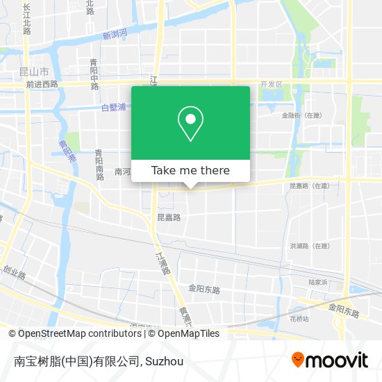 南宝树脂(中国)有限公司 map