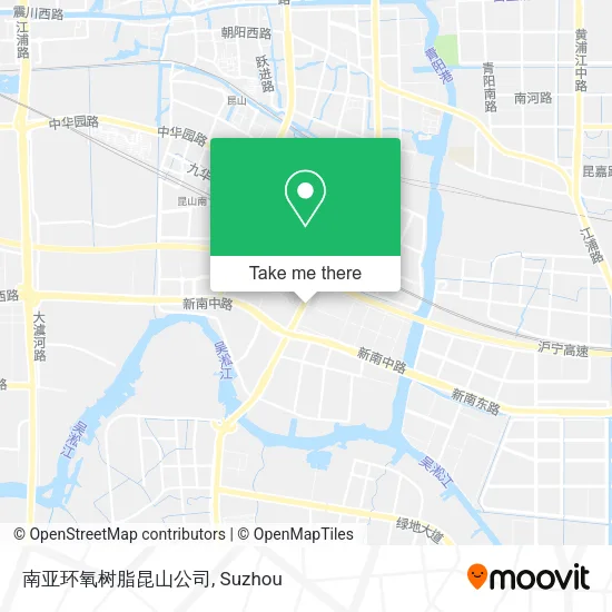 南亚环氧树脂昆山公司 map