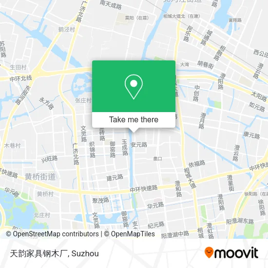 天韵家具钢木厂 map