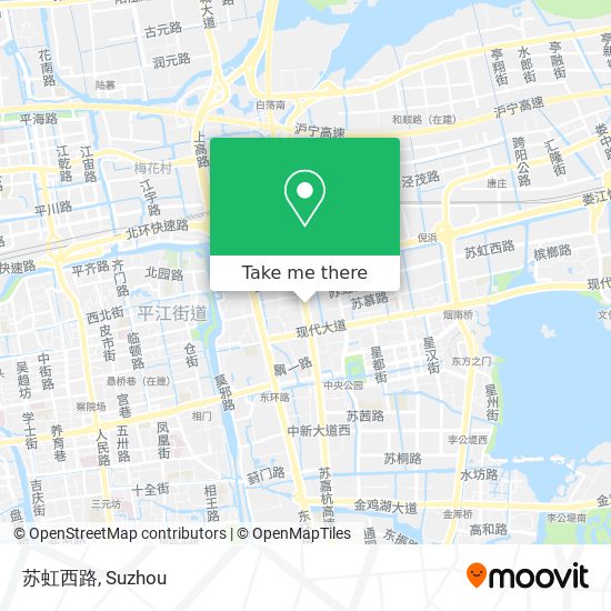苏虹西路 map