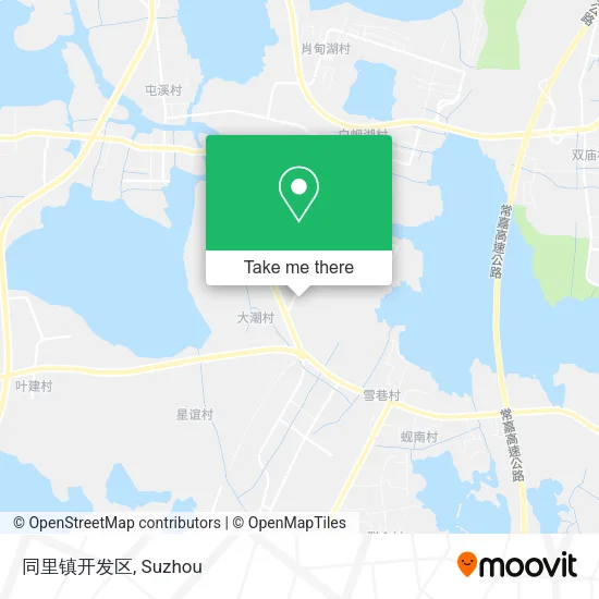 同里镇开发区 map