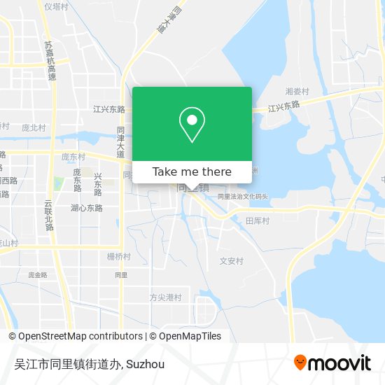 吴江市同里镇街道办 map