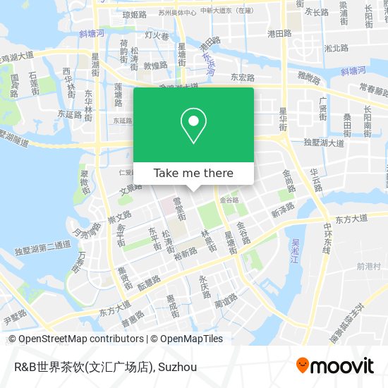 R&B世界茶饮(文汇广场店) map