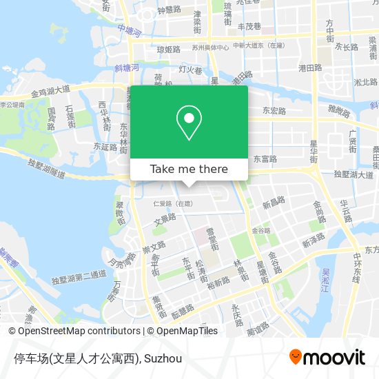 停车场(文星人才公寓西) map