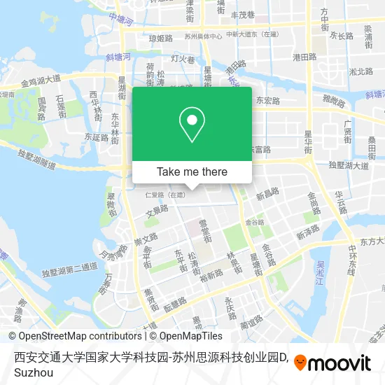 西安交通大学国家大学科技园-苏州思源科技创业园D map
