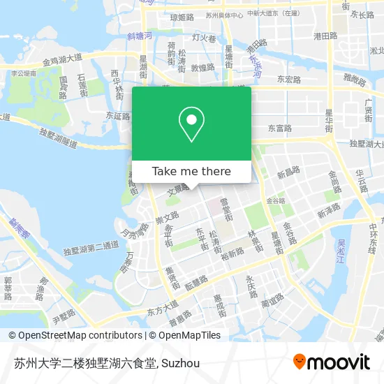 苏州大学二楼独墅湖六食堂 map