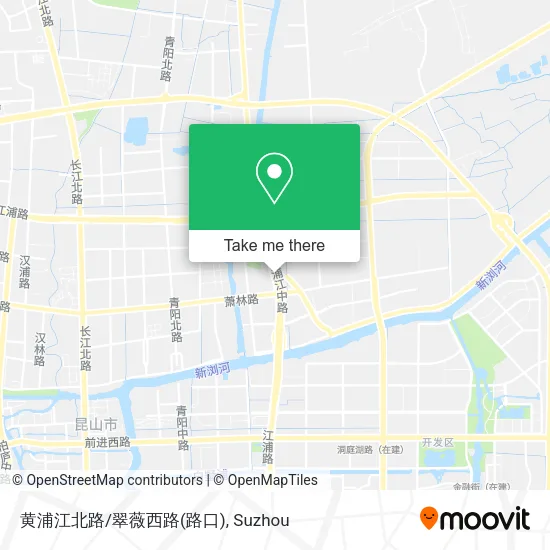 黄浦江北路/翠薇西路(路口) map