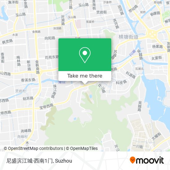 尼盛滨江城-西南1门 map
