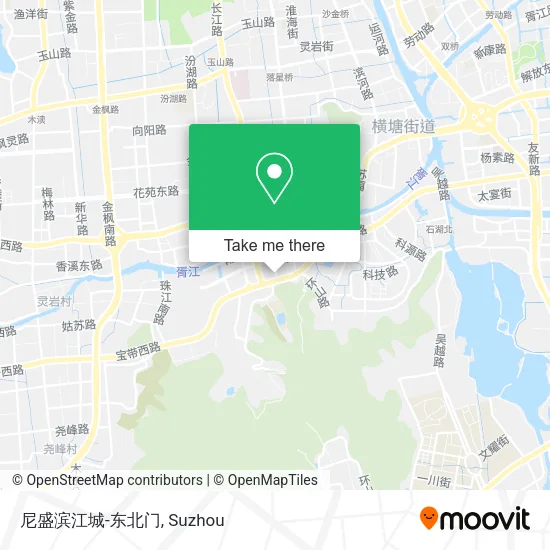 尼盛滨江城-东北门 map