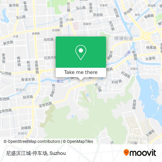尼盛滨江城-停车场 map