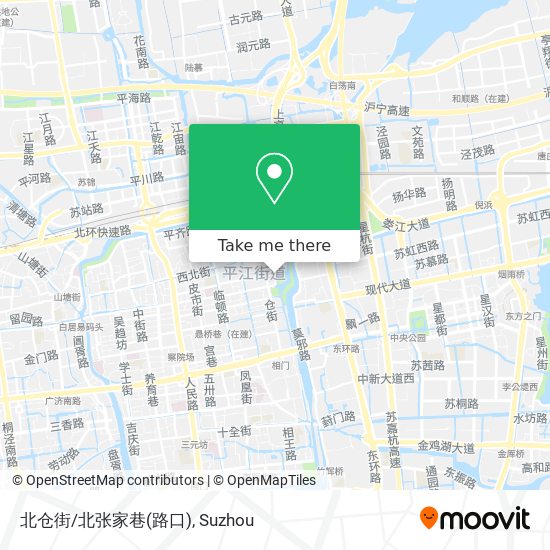 北仓街/北张家巷(路口) map