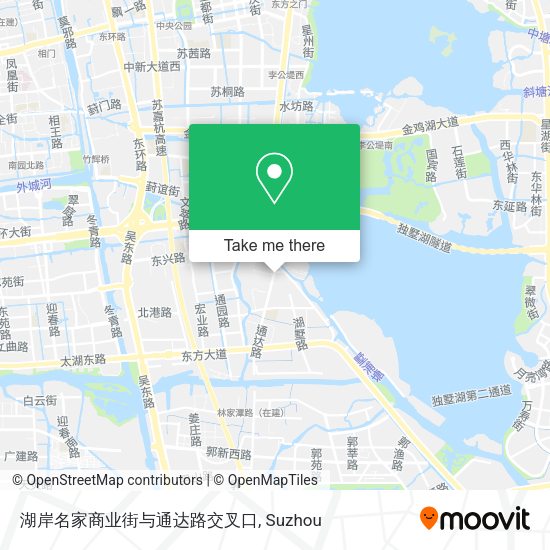 湖岸名家商业街与通达路交叉口 map