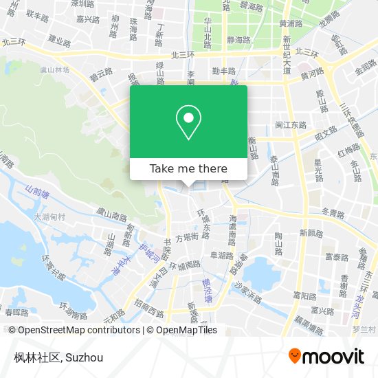 枫林社区 map