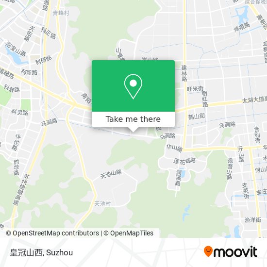 皇冠山西 map