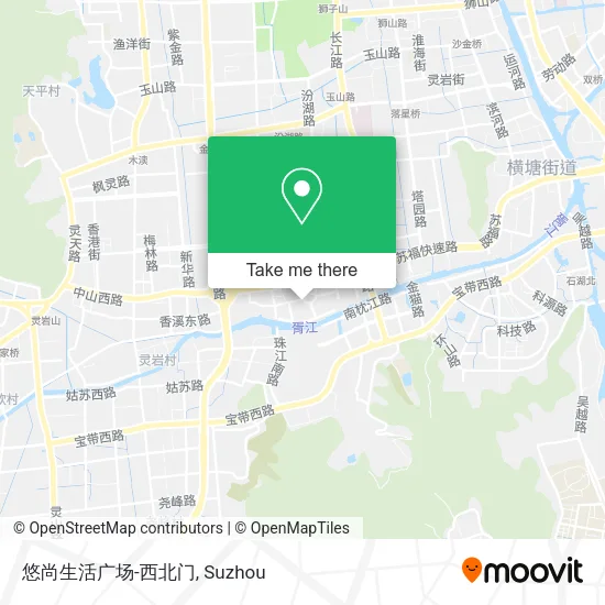 悠尚生活广场-西北门 map