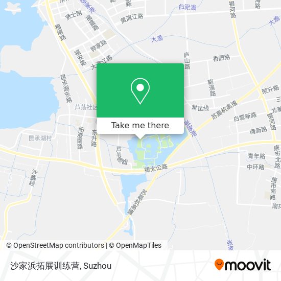 沙家浜拓展训练营 map