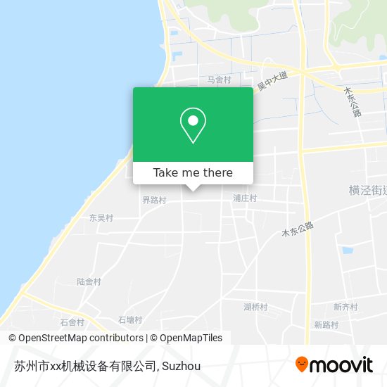 苏州市xx机械设备有限公司 map