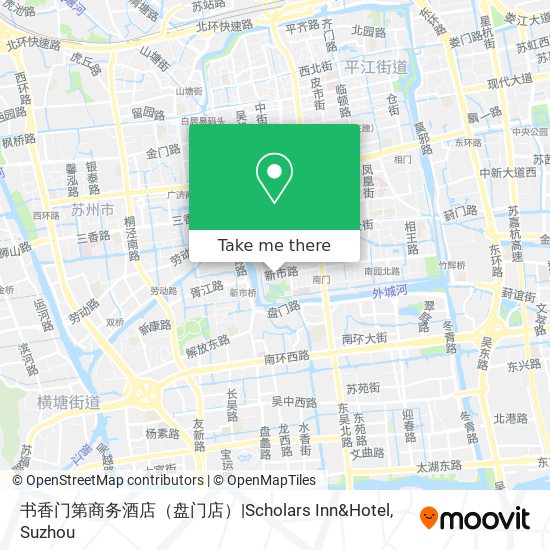书香门第商务酒店（盘门店）|Scholars Inn&Hotel map