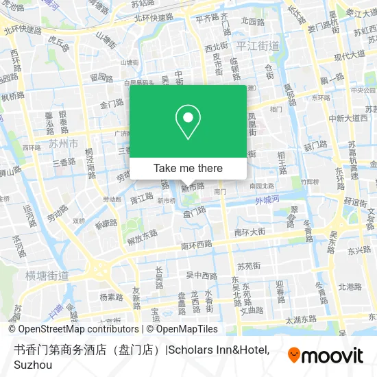 书香门第商务酒店（盘门店）|Scholars Inn&Hotel map
