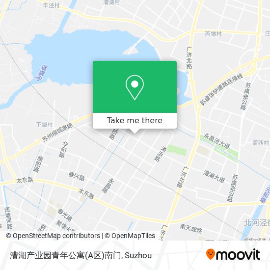 漕湖产业园青年公寓(A区)南门 map