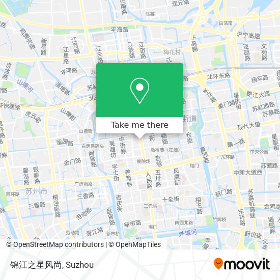锦江之星风尚 map
