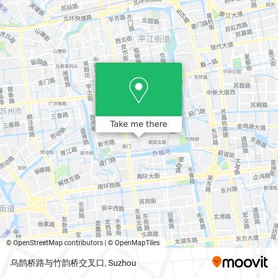 乌鹊桥路与竹韵桥交叉口 map