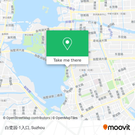 白鹭园-1入口 map