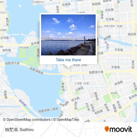 独墅湖 map
