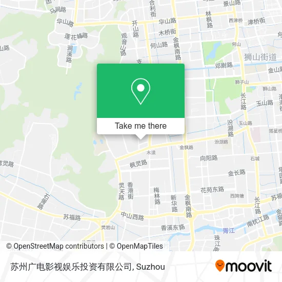 苏州广电影视娱乐投资有限公司 map