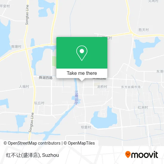 红不让(盛泽店) map