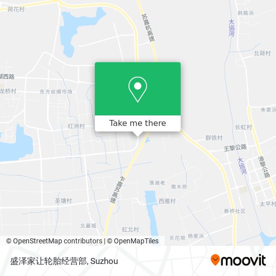 盛泽家让轮胎经营部 map