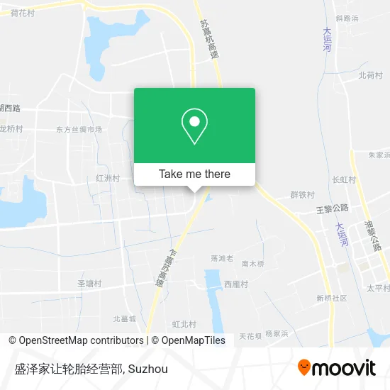 盛泽家让轮胎经营部 map