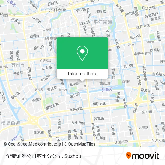 华泰证券公司苏州分公司 map